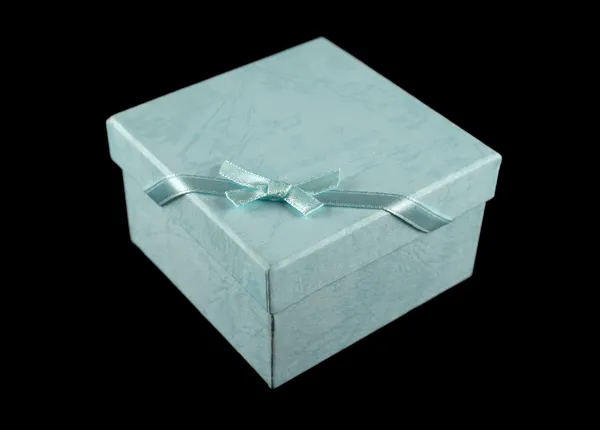 Blue Gift Box — Stock Photo, Image