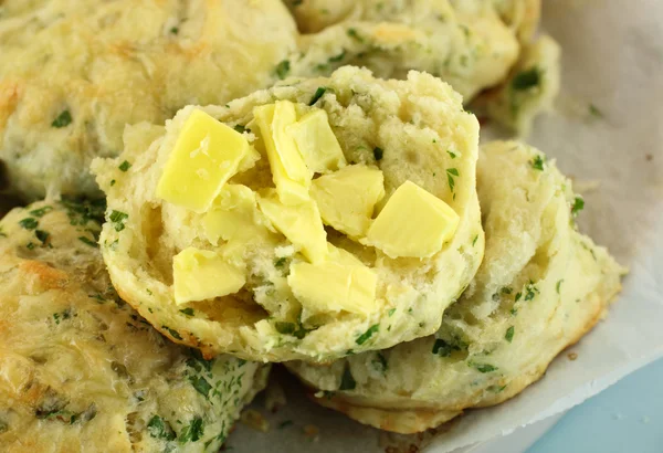 Buttered Spinach Scones — Stock Photo, Image