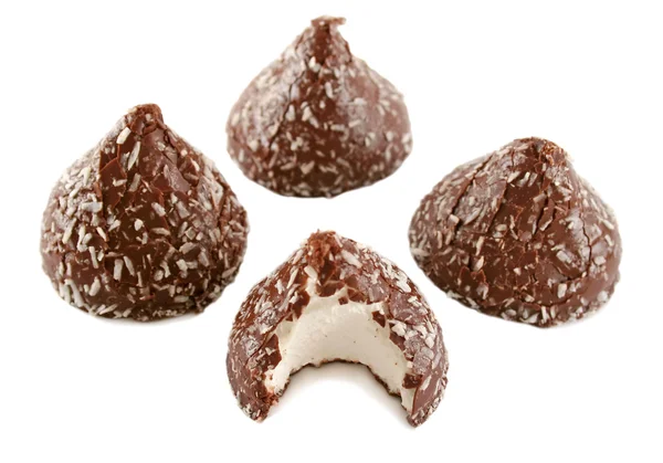 Cioccolato Marshmallow coni — Foto Stock