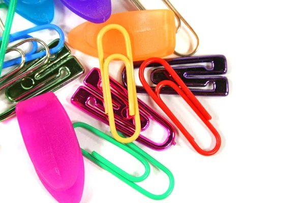 Colorful Paper Clips — Stock Photo, Image