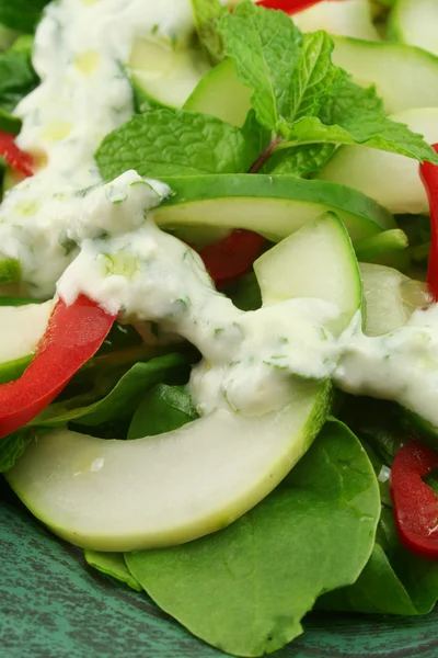 Pepino e salada de hortelã — Fotografia de Stock