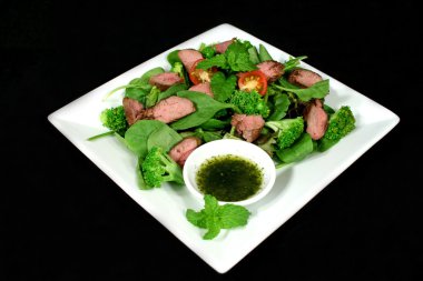 Lamb Salad 1 clipart