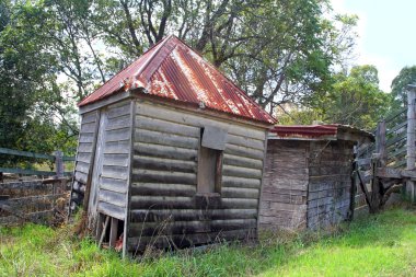 Ramshackle Farm Sheds clipart