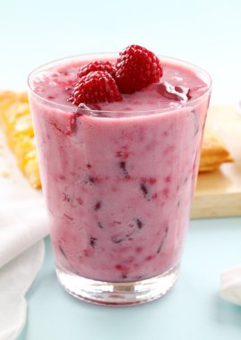 Raspberry Smoothie clipart