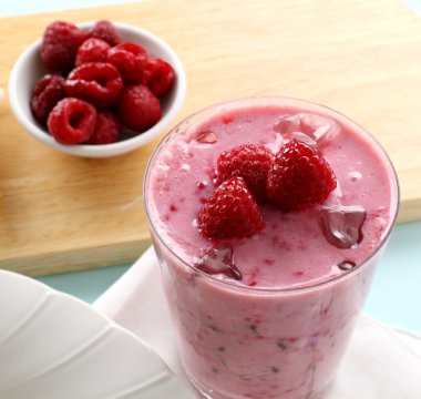 Raspberry Smoothie clipart