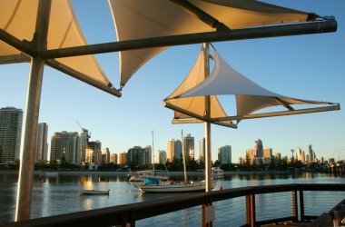 Shade Sails At Southport clipart