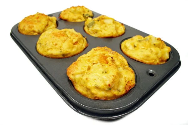 Muffins de verduras recién horneadas — Foto de Stock