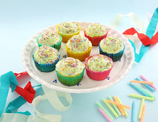 Iced Cup Cakes — Stock Photo, Image