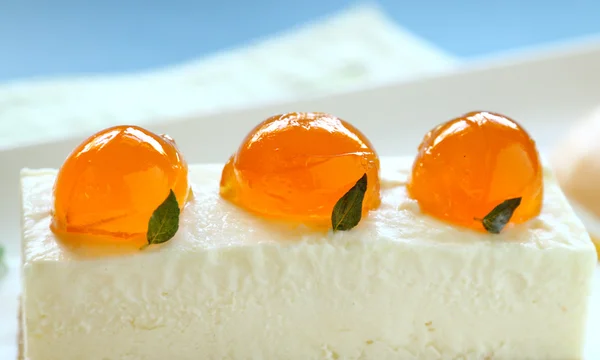 Mandarin Cheese Cake — Stock Photo, Image