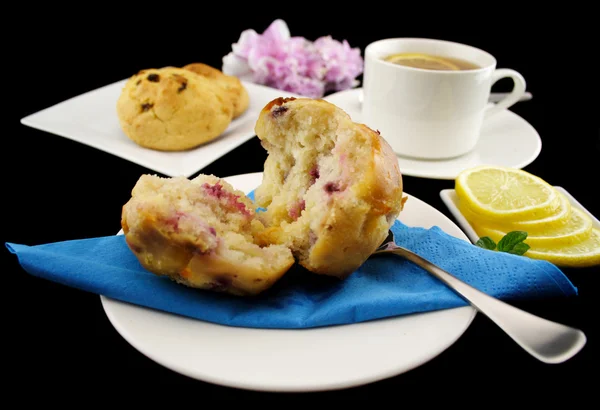 Kırık muffin — Stok fotoğraf