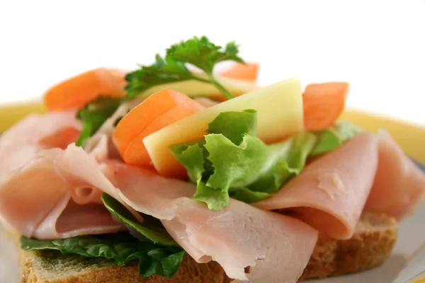Offenes Sandwich 6 — Stockfoto