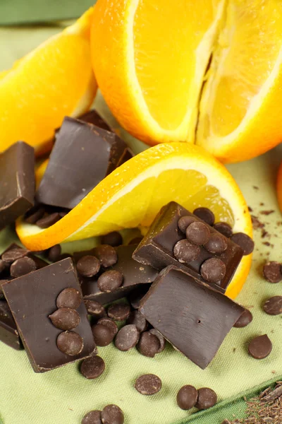 Orange And Chocolate — Stock Photo, Image