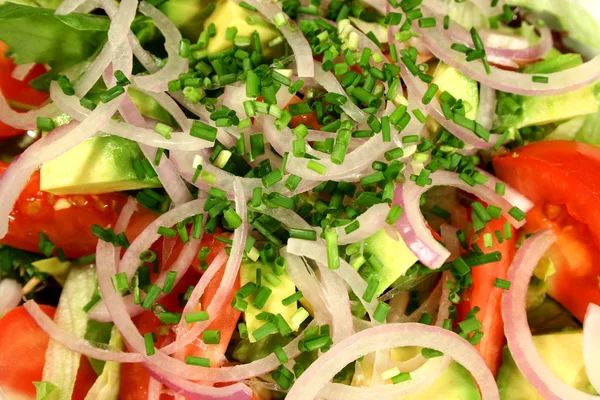 Salade met bieslook 2 — Stockfoto