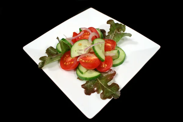 Tomato And Cucumber Salad — Stock Photo, Image