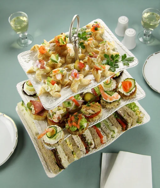 Tower Of Finger Food — Stock Photo, Image