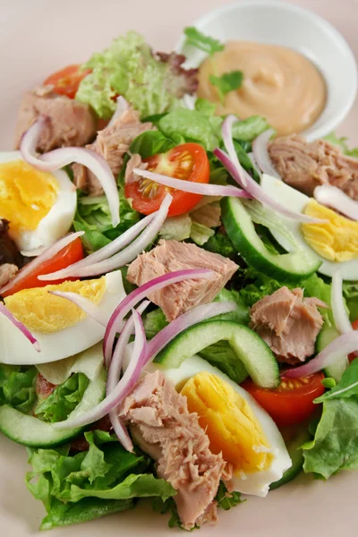 Tonfisk och ägg sallad 2 — Stockfoto