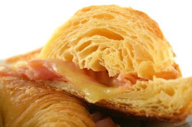 Melted Cheese Croissant 5 clipart