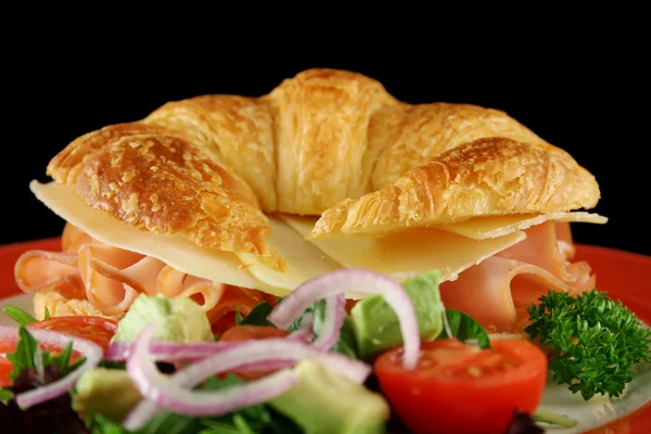 Cheese And Ham Croissant 5 — Stock Photo, Image
