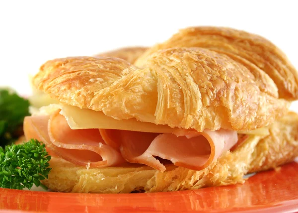 stock image Ham And Cheddar Croissant