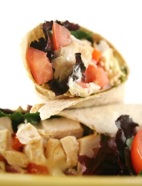 Chicken Salad Wrap — Stock Photo, Image
