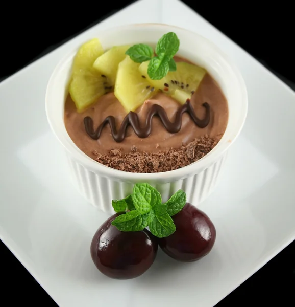 Mousse de chocolate 3 — Fotografia de Stock