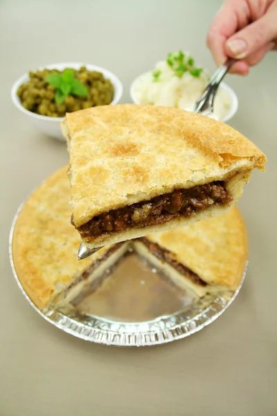Slice Of Beef Pie — Stock Photo, Image