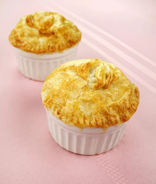 Homestyle Chicken Pies — Stock Photo, Image