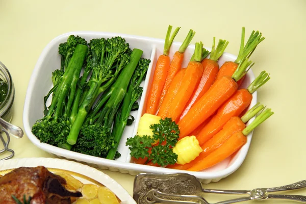Broccolini And Carrots — Stock Photo, Image