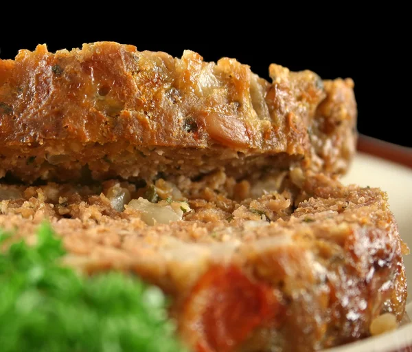 Lamb Meatloaf felii — Fotografie, imagine de stoc