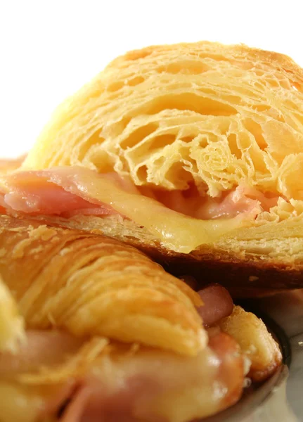 Melted Cheese Croissants — Stock Photo, Image