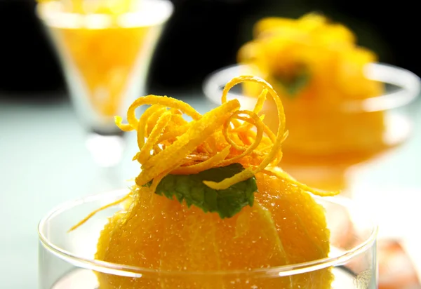 Orange Dessert — Stock Photo, Image