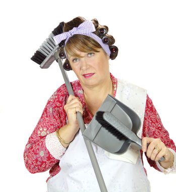 Exasperated Housewife clipart