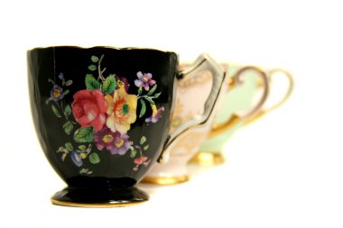 Antique Teacup Echo clipart