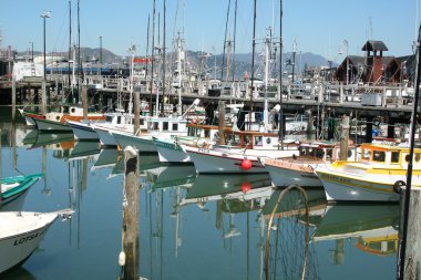 Balıkçılık Tekne fisherman wharf, san francisco, ca