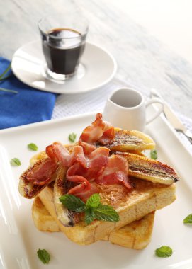 French Toast And Bacon clipart