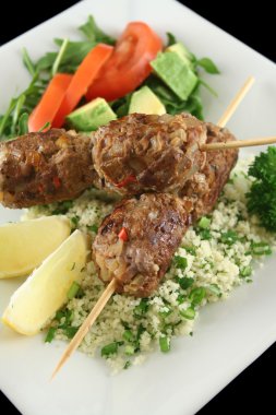 Koftas And Couscous 3 clipart