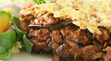 Moussaka 7 clipart