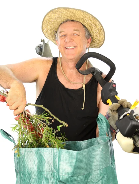 Clippings Gardener — Stock Photo, Image