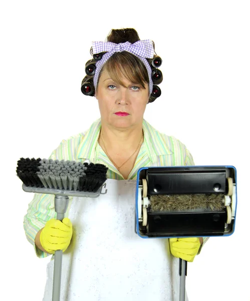 Unhappiest Housewife In The World — Stock Photo, Image