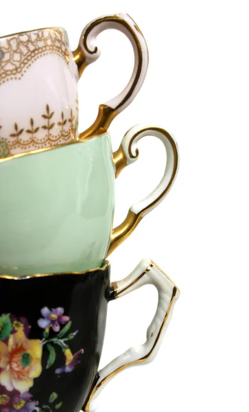 Antiche maniglie tazza da tè — Foto Stock
