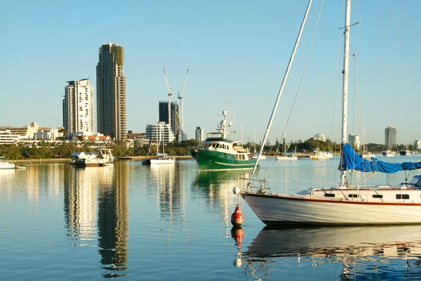 Broadwater Boats Gold Coast — Stock Photo, Image