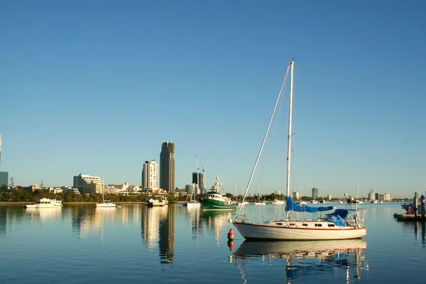 Barche Broadwater Gold Coast — Foto Stock