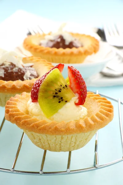 Cream Strawberry Tart — Stock Photo, Image