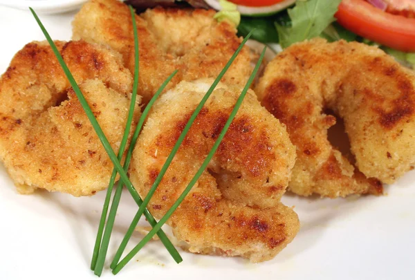 stock image Crumbed Shrimps