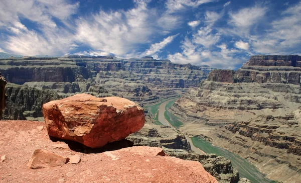 Grand Canyon westelijke rand — Stockfoto