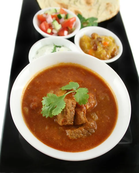 インドの激辛牛肉カレー — ストック写真