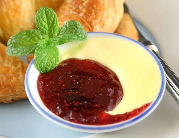 Jam And Butter — Stock Photo, Image