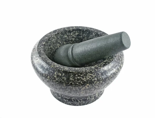 Marble Mortar And Pestle — Stock Photo, Image