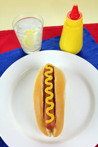 Hot dog américain — Photo
