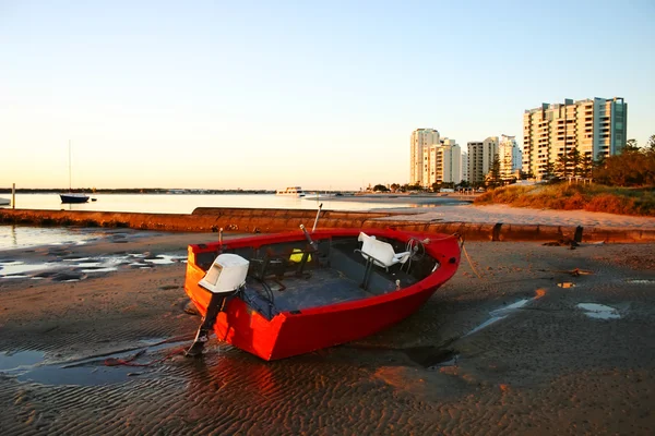Red Dinghy — Stock Photo, Image